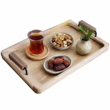 سینی دسته دار مدل ساحلی سایز 38*26 سانتی متر