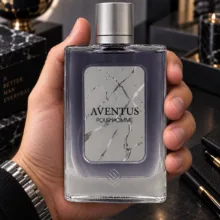 ادو پرفیوم مردانه وودی سنس مدل Aventus با رایحه تند و خنک حجم 100 میلی لیتر