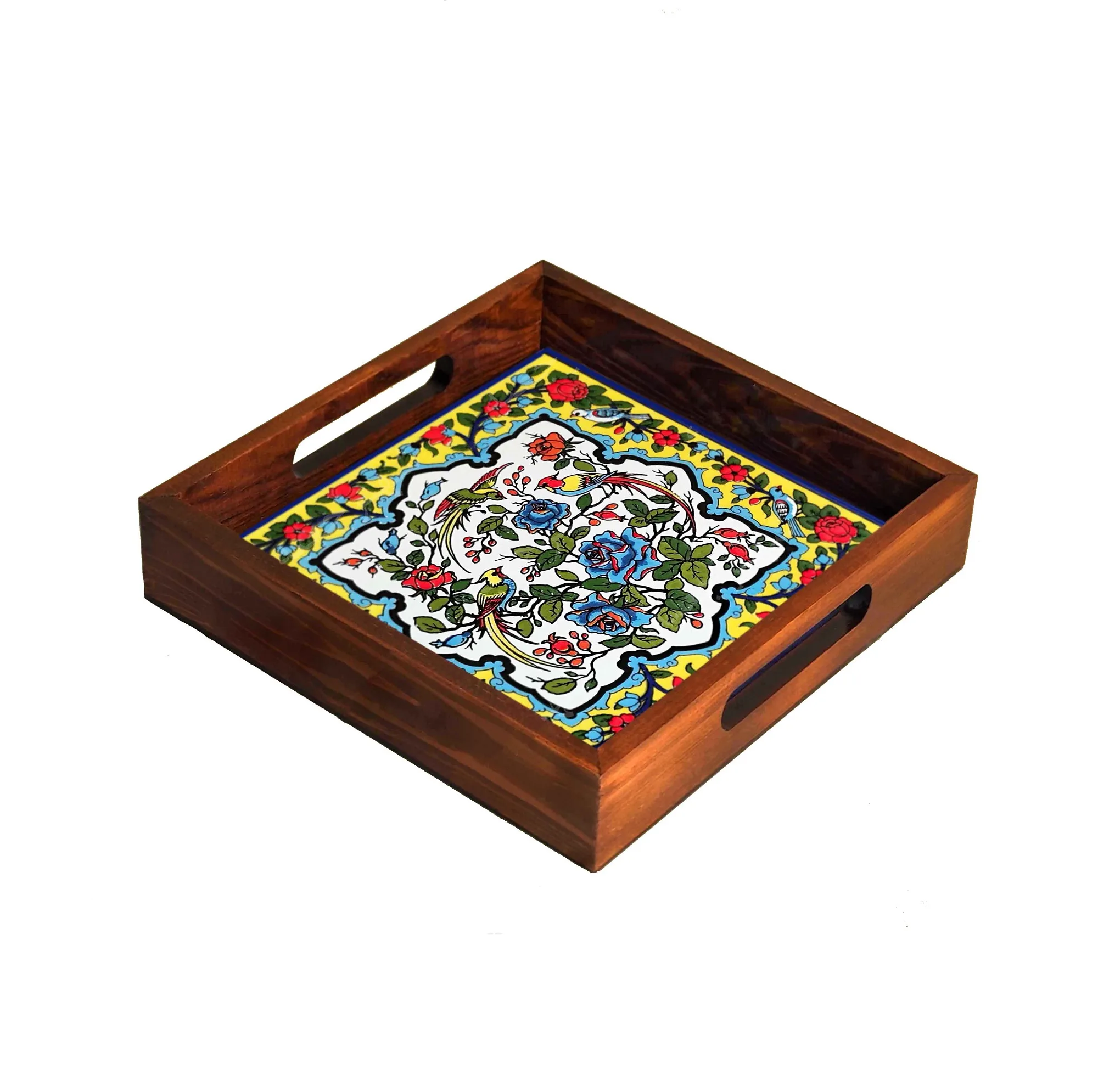 سینی دسته‌دار مدل A4.2.20 سایز 22×22 سانتی‌متر