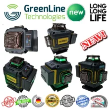 تراز لیزری دیجیتالی  مدل هوشمند 4 بعدی 4D-360 نور سبز 16 لاین