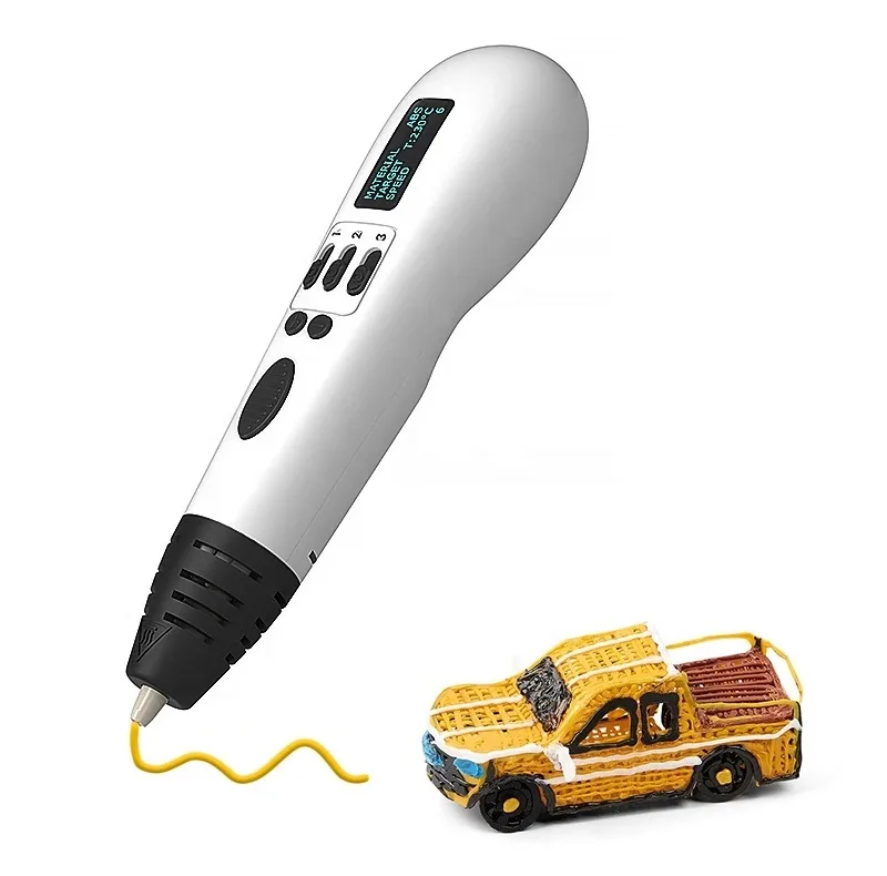 قلم طراحی سه بعدی جی ای آر مدل MP01 به همراه فیلامنت PLA