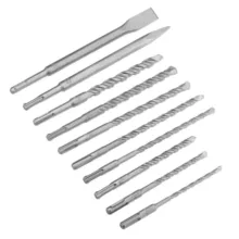 ست مته و قلم چهار شیار رونیکس مدل RH-5048 سایز 8 تا 16 میلیمتر مجموعه 10 عددی