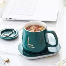 ماگ حرارتی لاکی مدل Temperature Plus به همراه صفحه گرم‌کن برقی