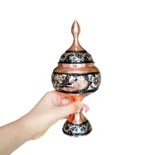 باکس هدیه شکلات خوری مسی الماس تراش کد S24