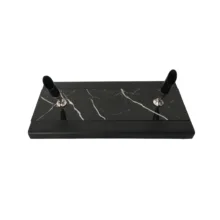 ست لوازم اداری رومیزی طرح سنگ مرمر مدل مدیریتی BB-969-New مجموعه 9 عددی