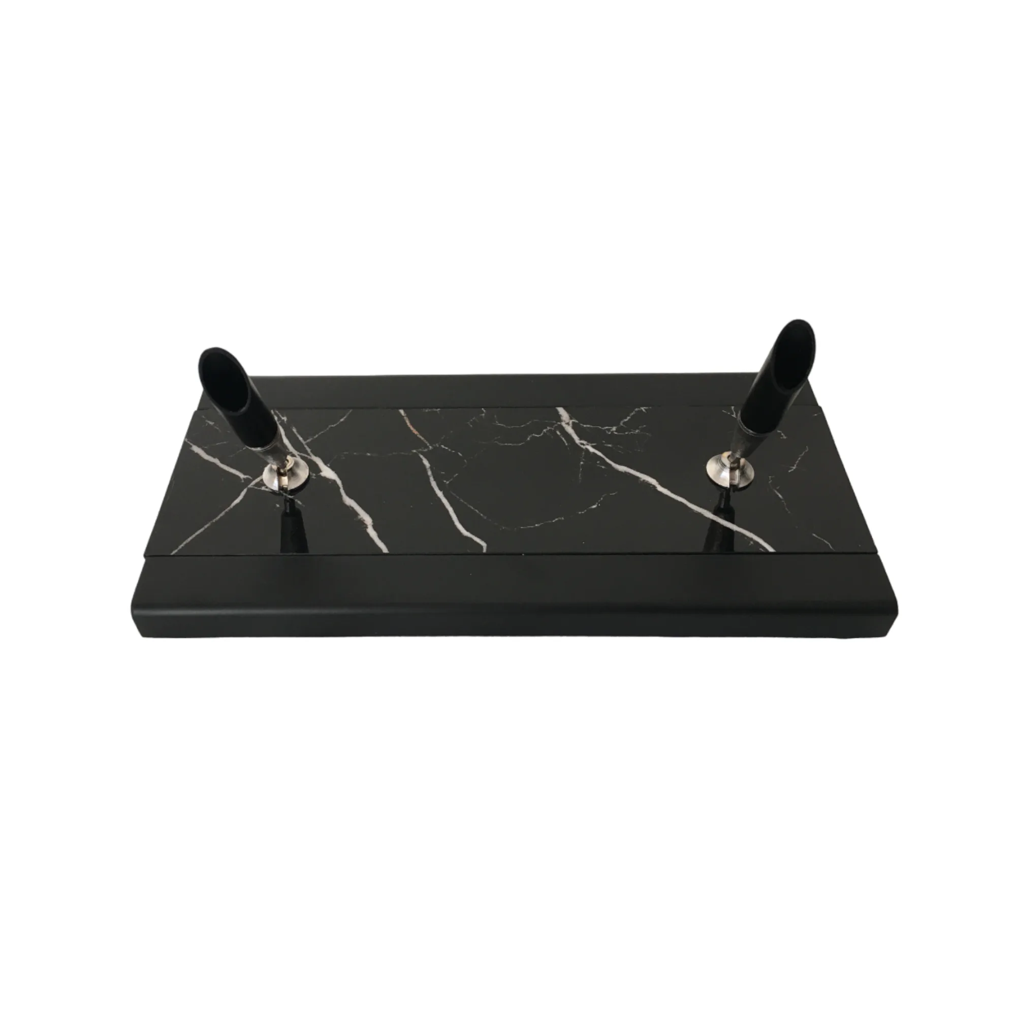 ست لوازم اداری رومیزی طرح سنگ مرمر مدل مدیریتی BB-969-New مجموعه 9 عددی