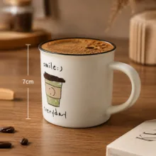 ماگ سایدا طرح کافی مدل Coffee time مجموعه ۴ عددی