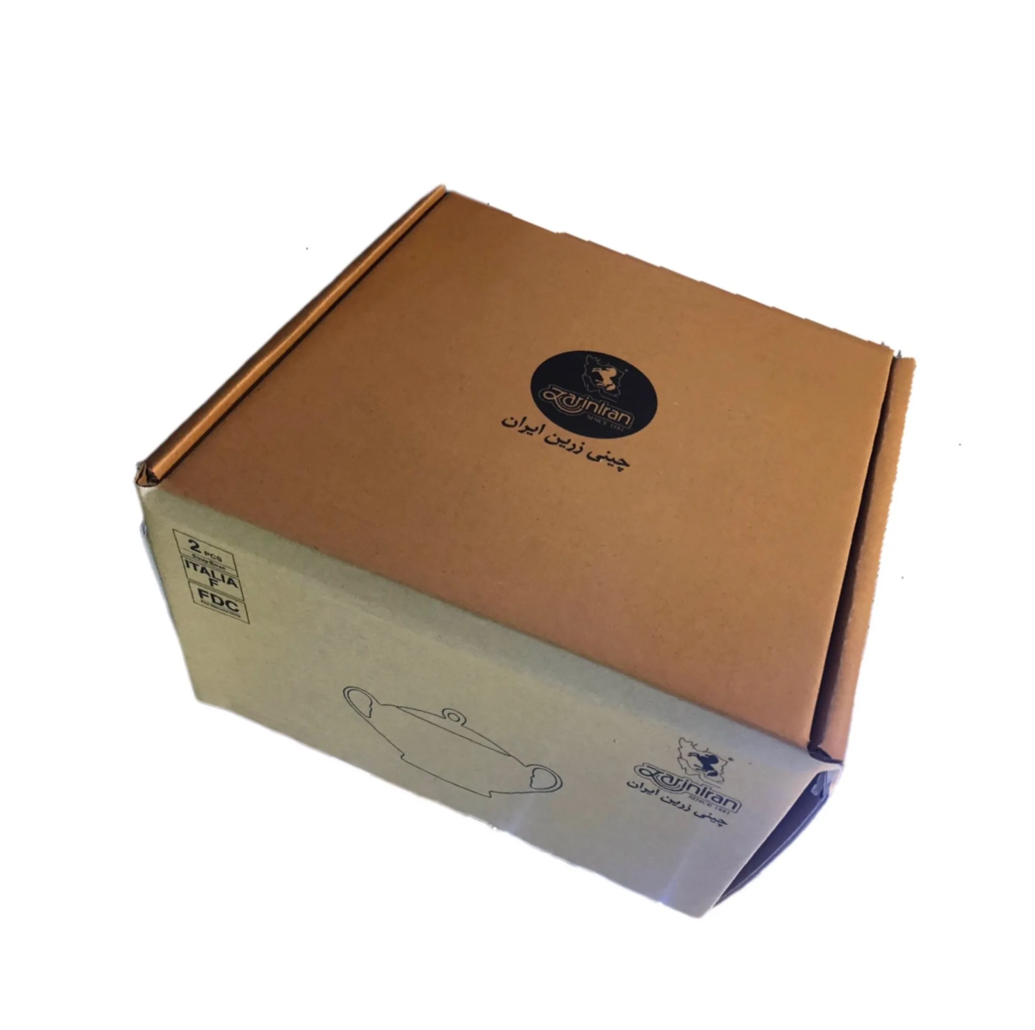 سوپ خوری چینی زرین ایران مدل ایتالیا اف 3650 سمن درجه 3