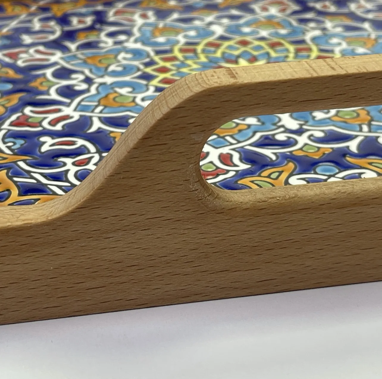 سینی کاشی کاری مدل هندسی