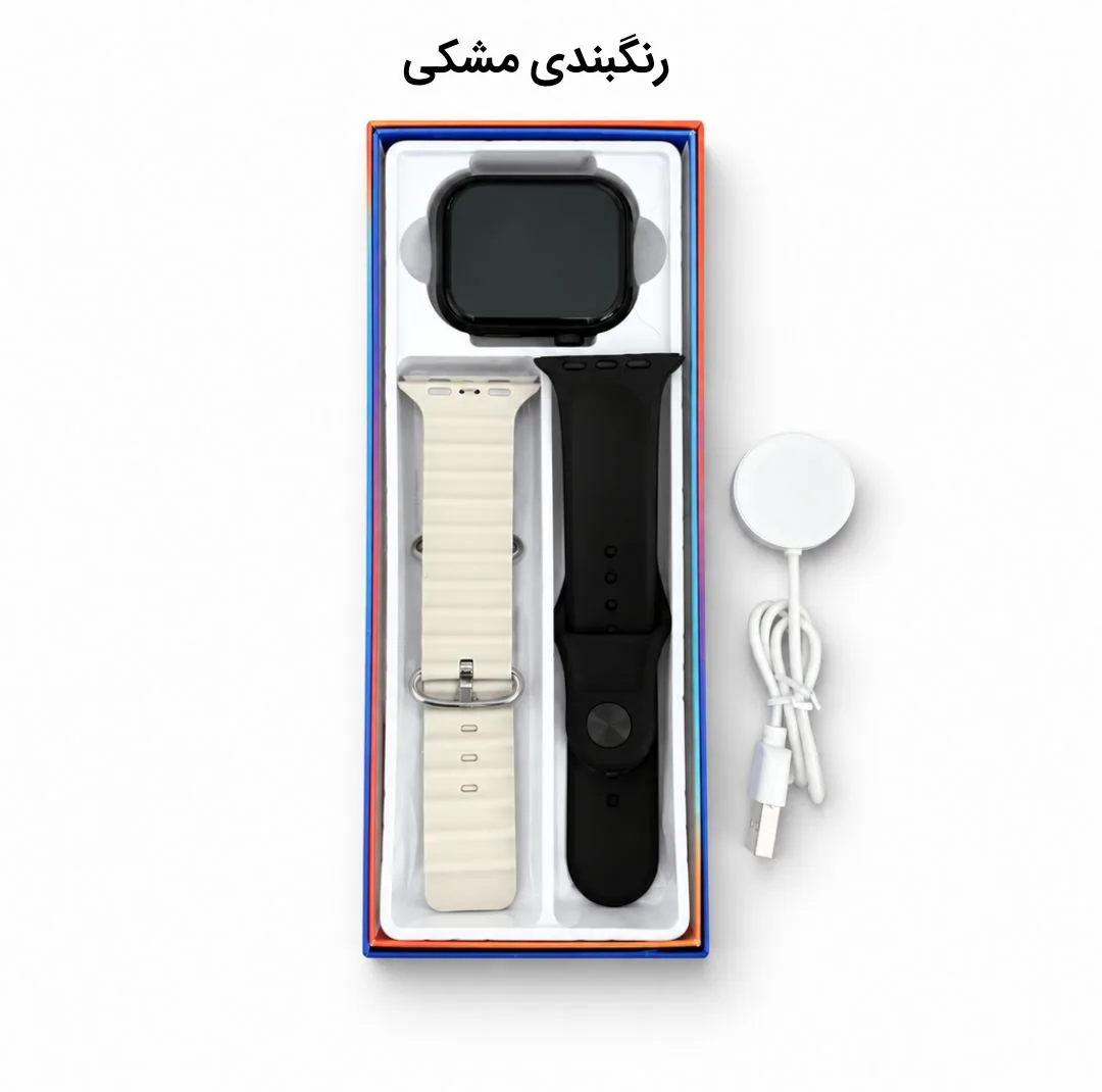ساعت هوشمند 46 میلی‌ متری مدل ME08 با ۲ بند سیلیکونی