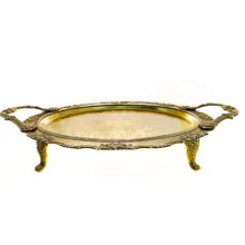 سینی  پیتر پیوتر مدل گل رز بیضی کد 8537