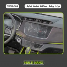 محافظ صفحه نمایش خودرو مولتی نانو مدل X-S1N مناسب برای اس دبلیو ام G01 مجموعه دو عددی