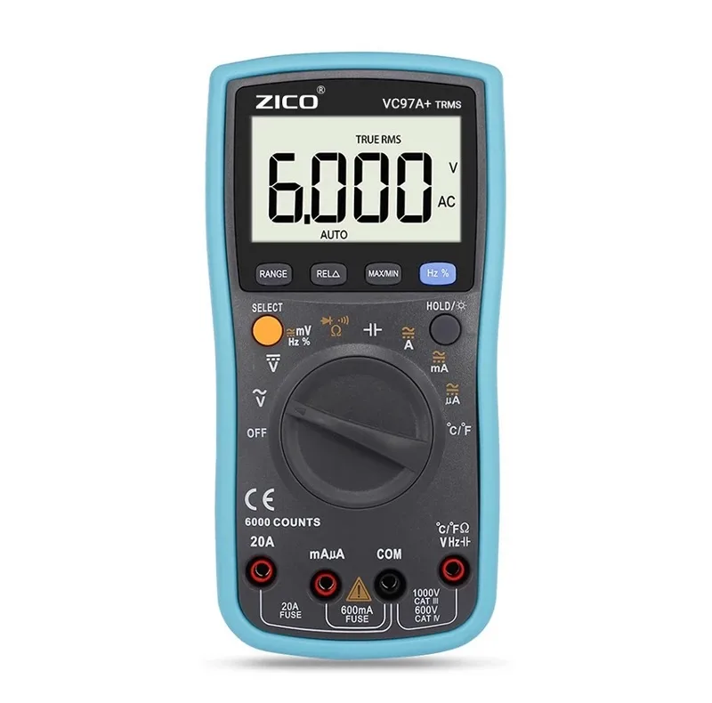 مولتی متر دیجیتال زیکو مدل VC97A Plus TRMS