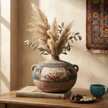 گلدان سرامیکی مدل سیلک کد 3