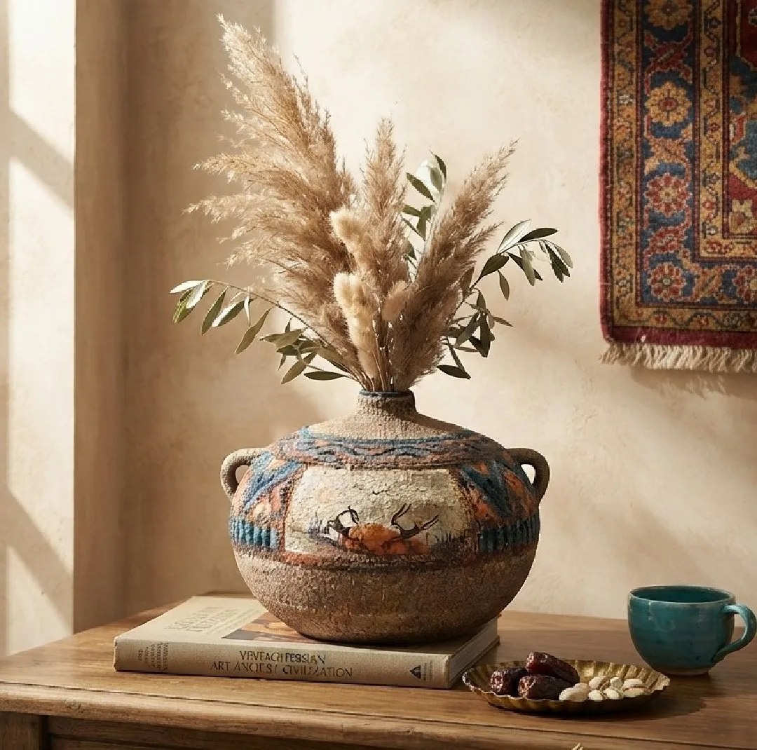 گلدان سرامیکی مدل سیلک کد 3
