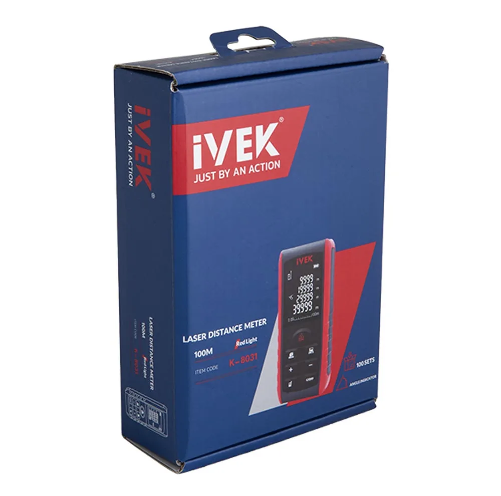 متر لیزری ایوک مدل K-8031 برد 100 متر