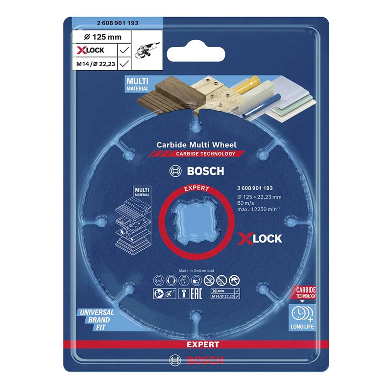 صفحه برش دیسکی بوش مدل مولتی متریال کد 125 MM