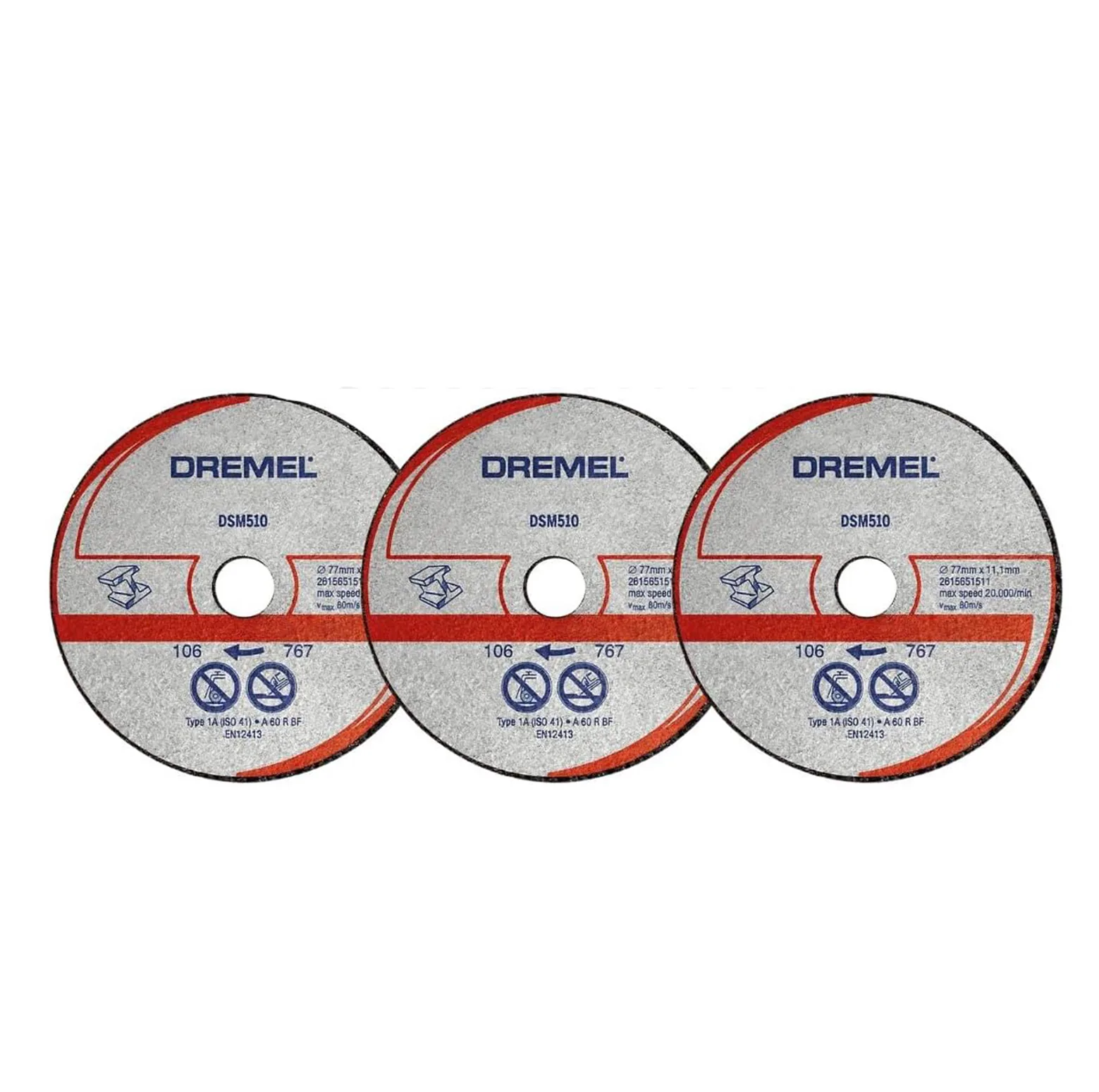 صفحه آهن بر درمل مدل 76 میلیمتری کد DSM20 OR GWS 12V-76 مجموعه 3 عددی