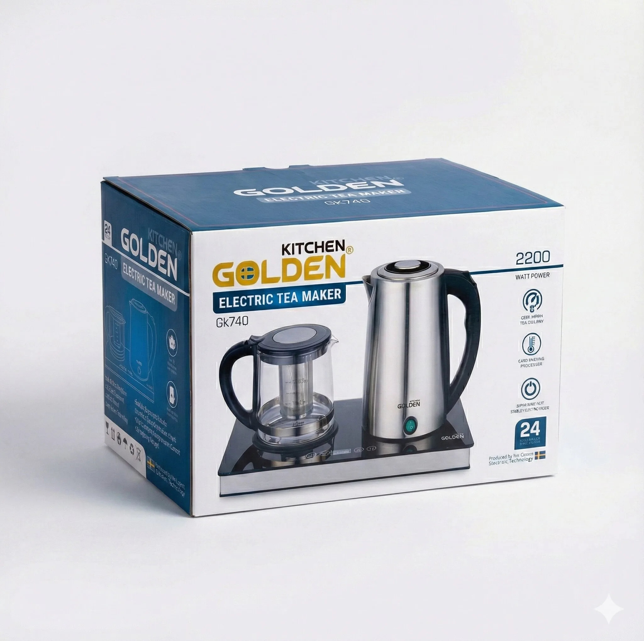 چایساز کنار هم گلدن کیچن مدل GK740