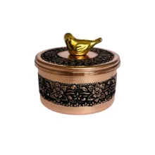 نقل خوری مسی طرح گل کد ZH356.9