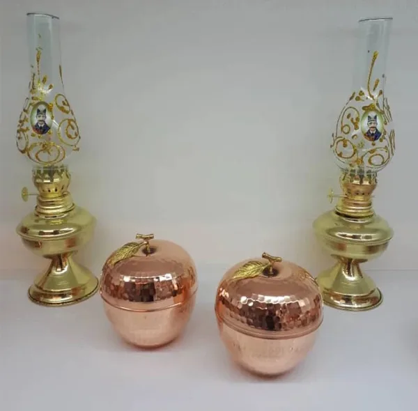 قندان مسی طرح انار کد ZH05.2