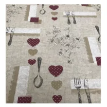 سفره 6 نفره مدل ماژستیک طرح 2 رو کد 04 سایز 140×100 سانتی متر