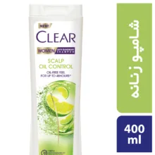شامپو ضد شوره بانوان مخصوص موهای چرب کلییر مدل Scalp Oil Control حجم 400 میلی لیتر