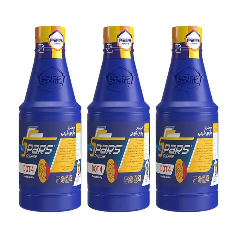 روغن ترمز پارس شیمی مدل DOT4 حجم 250 میلی لیتر بسته 3 عددی