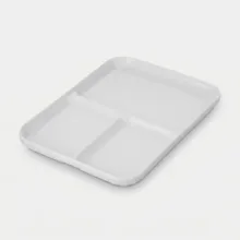چینی زرین ایران مدل 3 خانه هما 25 اردوخوری 2 طبقه، مناسب شستشو با ماشین ظرفشویی و قابل استفاده در مایکروفر