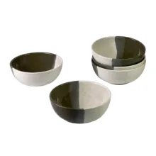 کاسه ابگوشت خوری طرح دامنه دو رنگ
