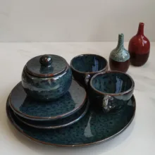 سرویس چای خوری 7 پارچه مدل سرامیکی