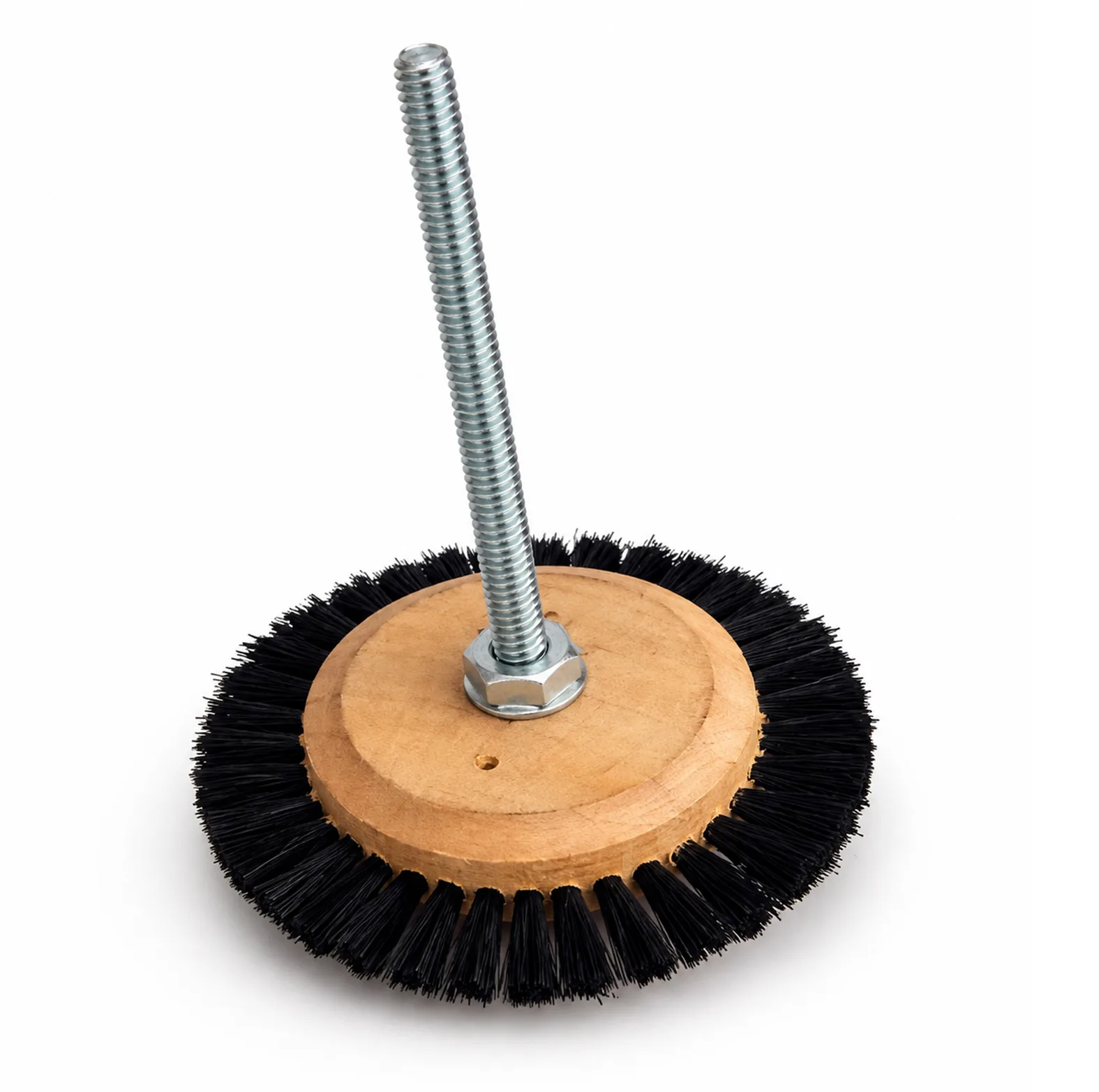 فرچه سر دریلی چانگ کینگ مدل چوبی کد C1 سایز 60 میلیمتر