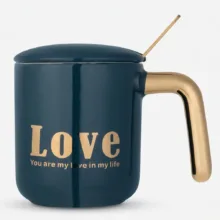 ماگ طرح درب دار مدل love