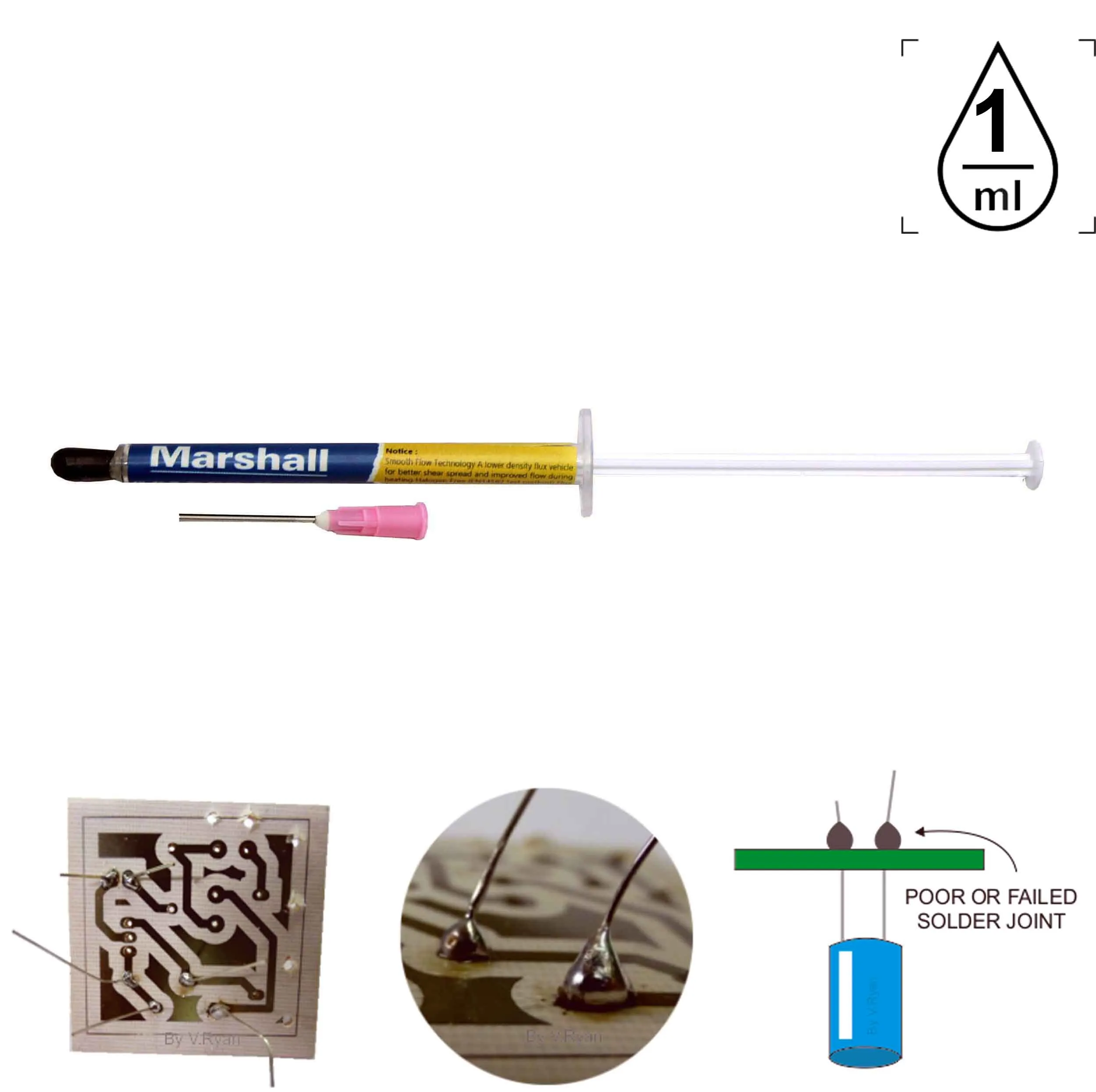 روغن لحيم مارشاال كد ANS1ML بسته 5 عددي