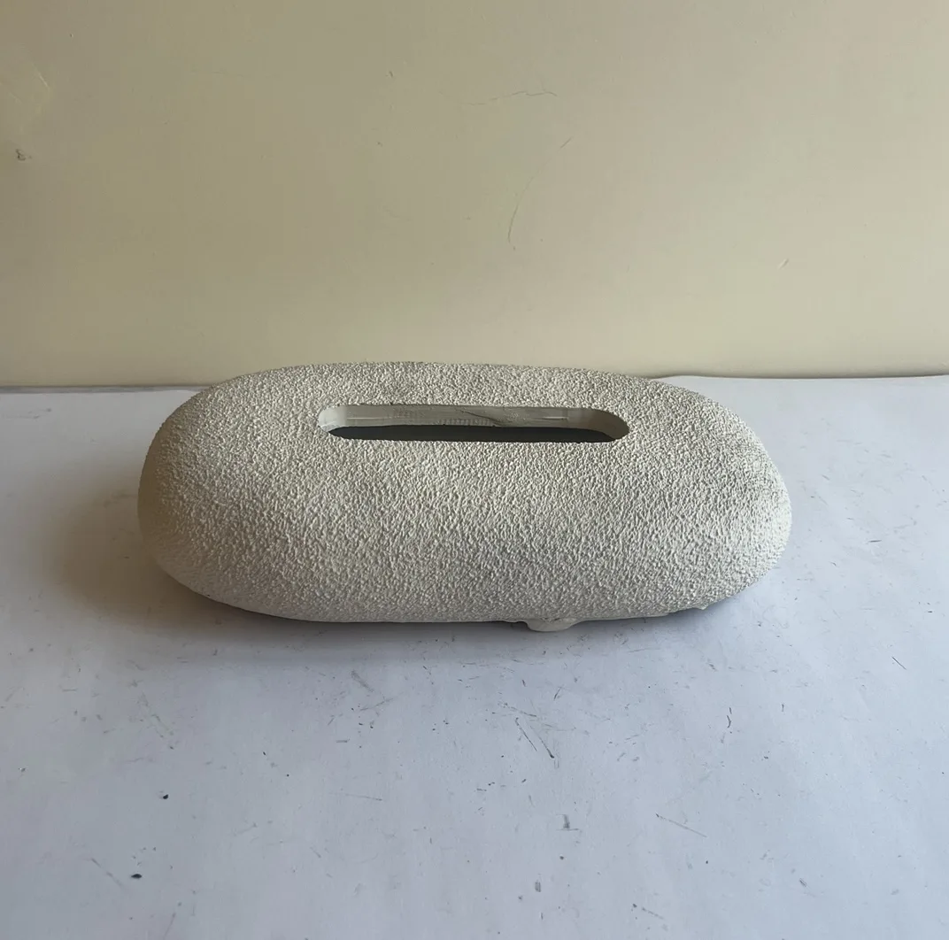 جای دستمال کاغذی مدل تخت طرح تکسچر کد ۰۱