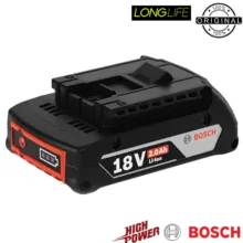 باتری 18 ولت بوش مدل لیتیوم یونی 2 آمپر ساعت GBA 18V 2AH