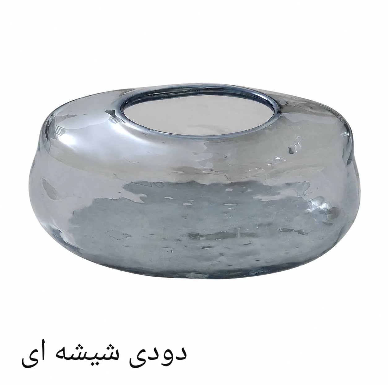 جای دستمال کاغذی مدل دفرمه شیشه ای