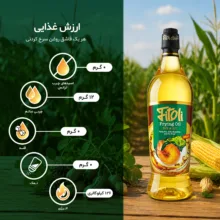 روغن مایع بادام زمینی و ذرت سرخکردنی فیتولی - 900 میلیلیتر