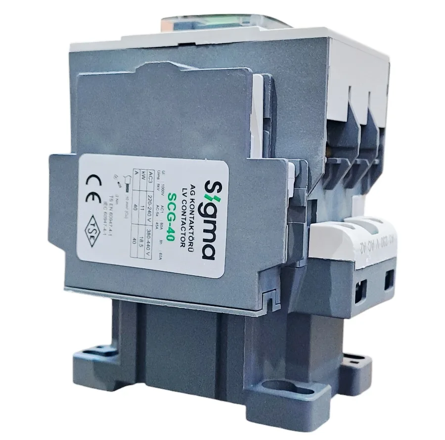 کنتاکتور 40 آمپر سه فاز سیگما کد SCG-40