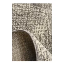 فرش ماشینی 320 شانه ساوین زمینه نقره ای حاشیه نقره ای مدل کلکسیون ویژن کد 4225