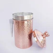 لیوان مسی مدل دمنوش طرح چکشی کد ZH293.1