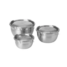 کاسه ایکیا مدل درب دار CIKLID کد .592.74  بسته 3 عددی