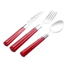 سرویس قاشق، چنگال و کارد صبحانه خوری 18 پارچه 6 نفره کاراجا مدل FLUCA