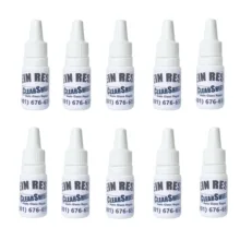 چسب ترمیم کننده شیشه خودرو مدل thin-resin حجم 7 میلی لیتر بسته 10 عددی