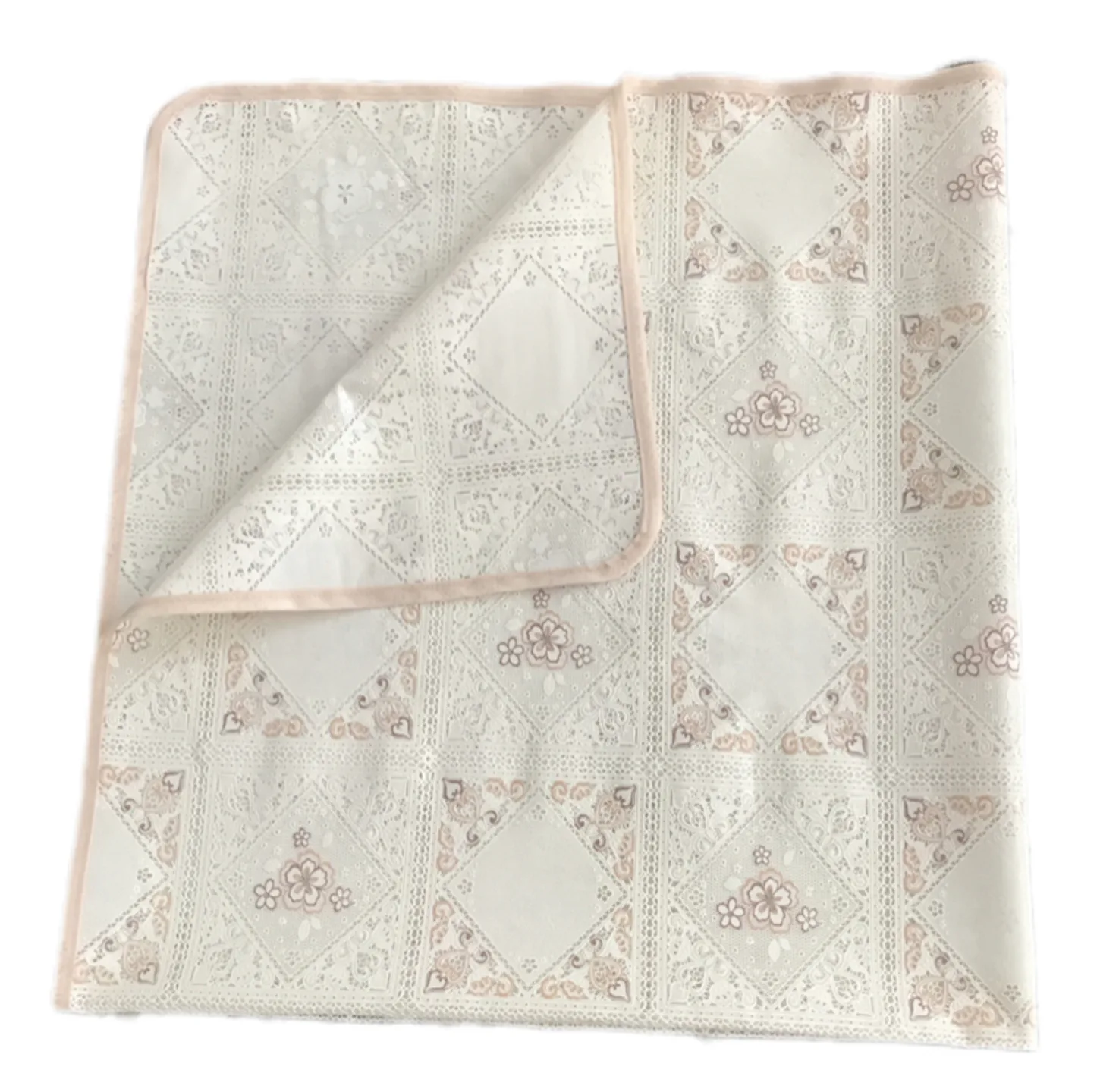 سفره 14 نفره مدل رویال طرح گیپور سایز 350×100 سانتی متر