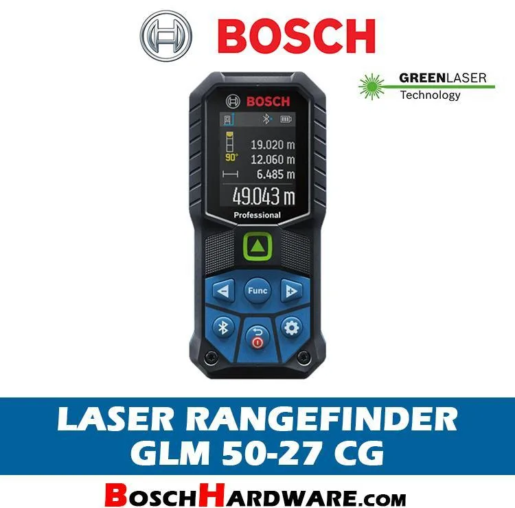 متر لیزری بوش مدل نور سبز GLM50-27 CG