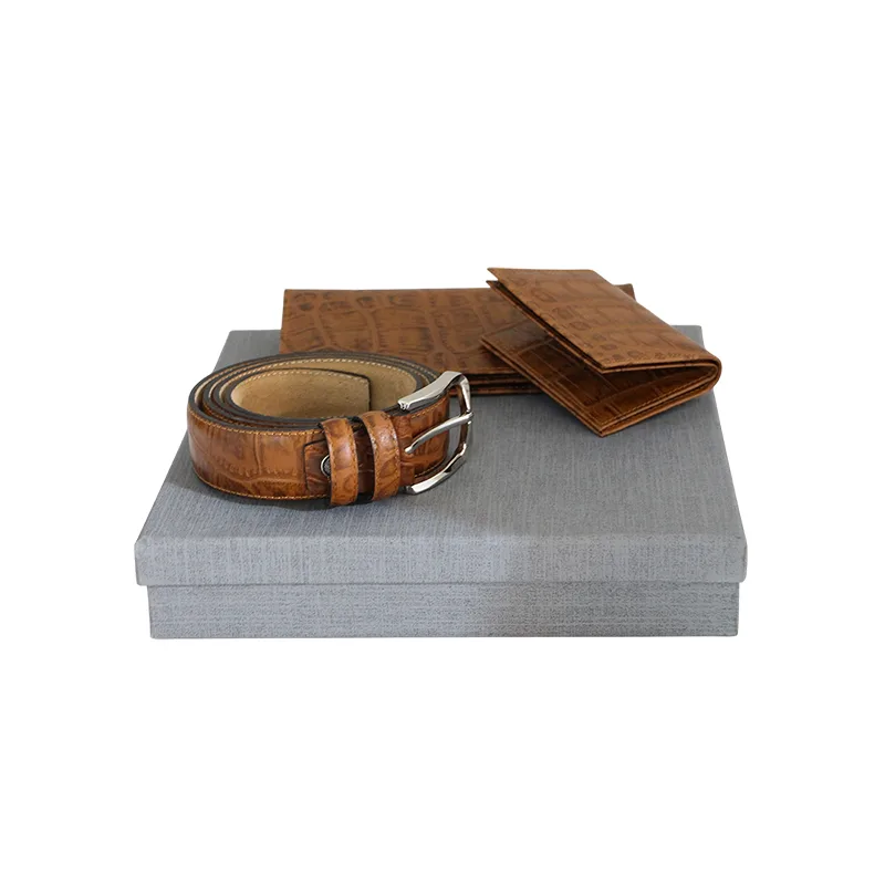 ست هدیه مردانه چرم طبیعی مدل 0249