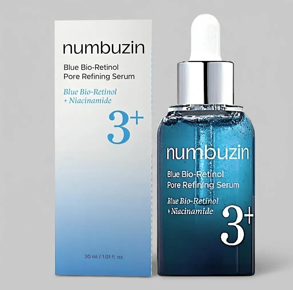 سرم رفع کننده منافذ پوست نامبوزین مدل BLUE BIO-RETINOL PORE REFINING مناسب برای انواع پوست حجم 30 میلی لیتر