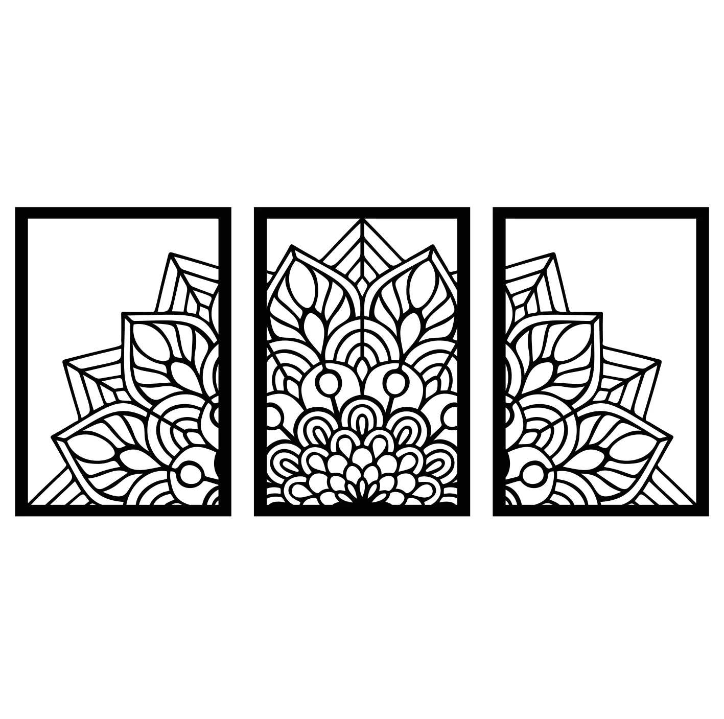 شابلون کد SP461-1 مجموعه 3 عددی