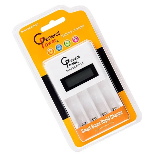 شارژر باتری جنرال پاور مدل GC-407LCD